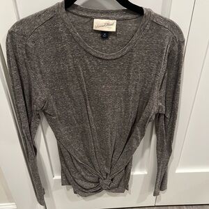 Target Cotton front wrap tie shirt